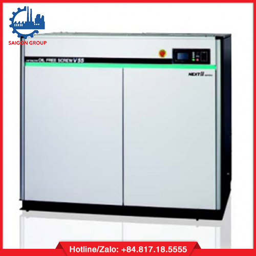 Hitachi Single-Stage Oil-Free Scroll Air Compressor 15–55kW